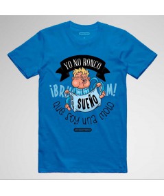Camisetas divertidas moteras 'Yo no ronco, sueño que soy una moto'