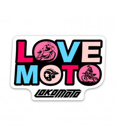 LOVE MOTO,, Sticker