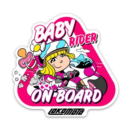  BABY RIDER - ON BOARD, Sticker