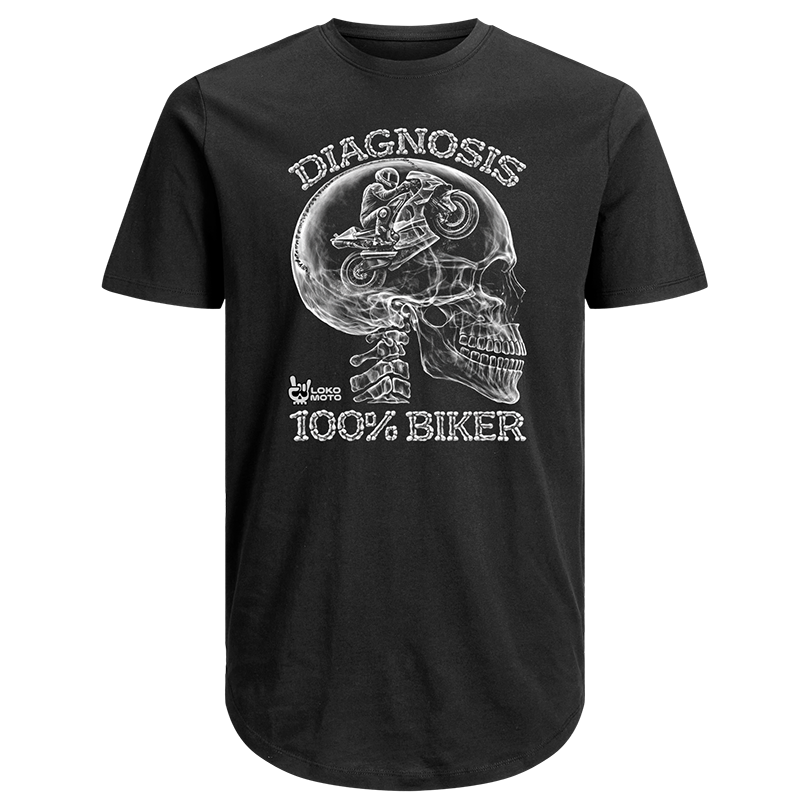 Diagnosis 100 Biker T-Shirt
